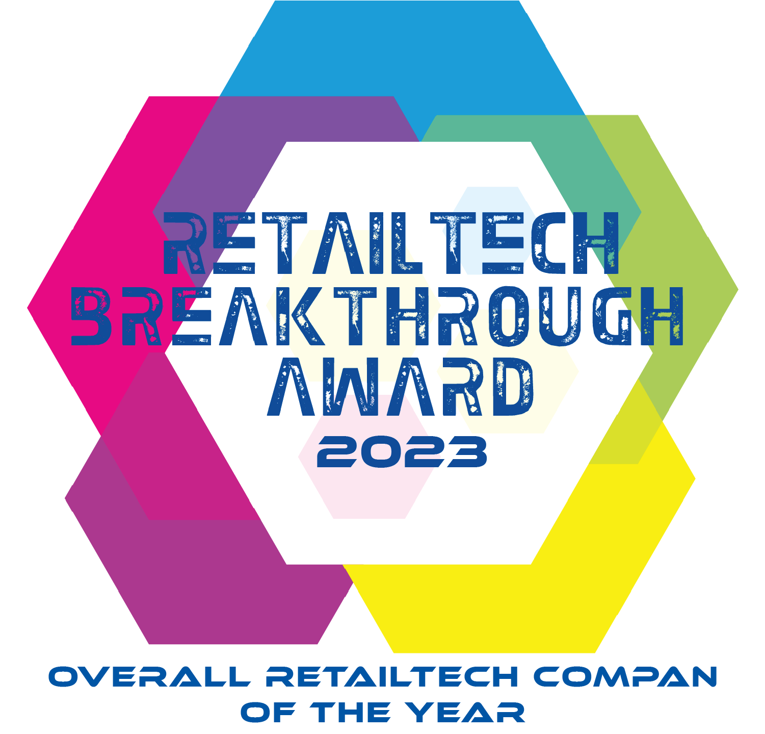 RetailTech Breakthrough Award Overall RetailTech Company of the Year Logo